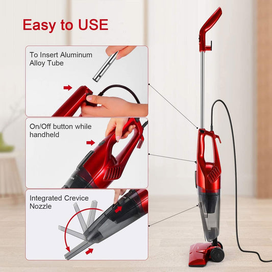 LRFVADW Staubsauger Household Vacuum Cleaner Power Suction Car Vertical Clean Handheld Sweeper Mopping Machine(US)