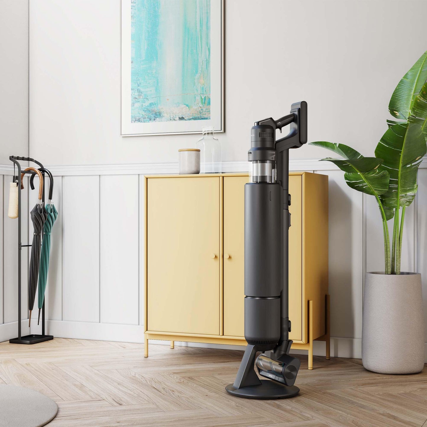 Samsung Bespoke AI Jet Ultra Akku+ CompleteClean | 400 W, 2 Akkus, All-in-One-Station, Pet Tool+, Satin Black